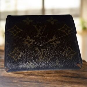 ☆SALE ☆ LOUIS VUITTON LV compact wallet cardholders monogram canvas